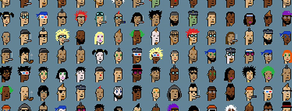 Há CryptoPunks suficientes para encher galerias de arte inteiras