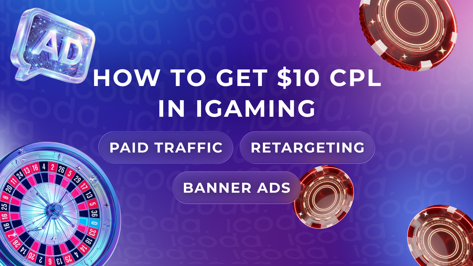 Como alcançar um custo por lead de $10 através de tráfego pago para um Crypto Casino?