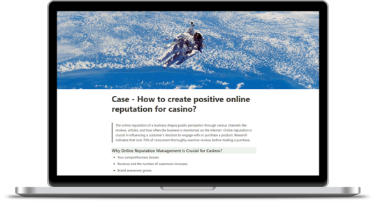 How to Create a Positive Online Reputation for Casinos?