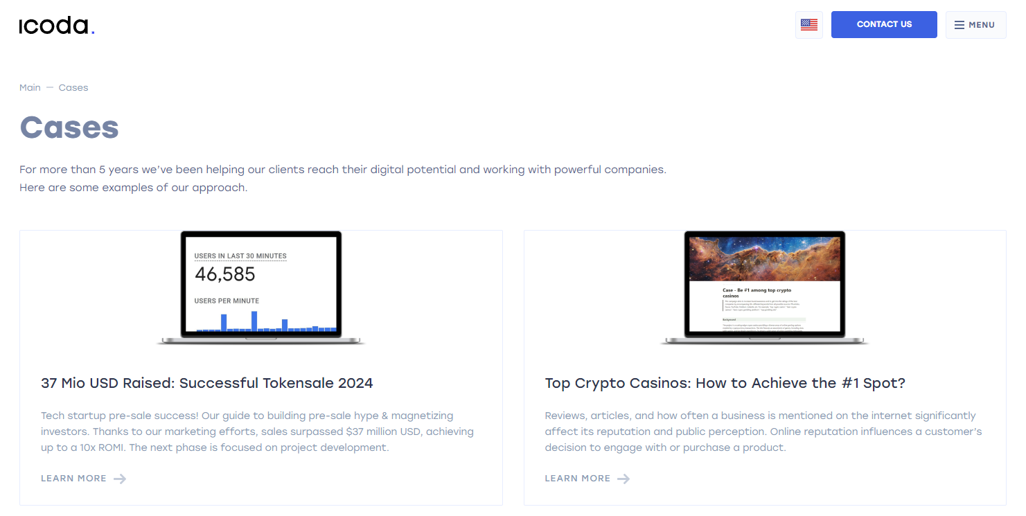Crypto marketing success stories and crypto marketing strategies of various crypto marketing campaigns managed by us.