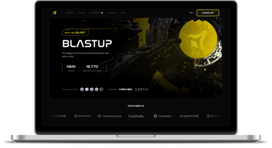 BlastUp Case by ICODA Crypto Marketing Agency.