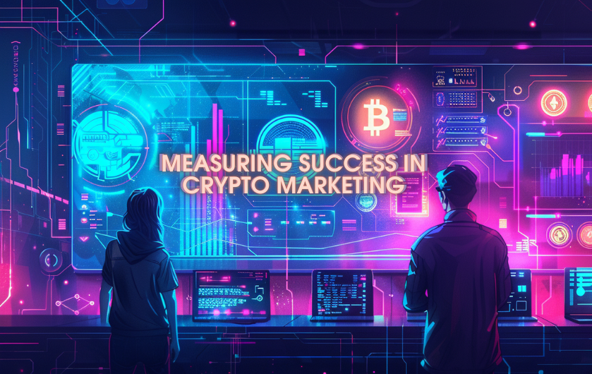 Measuring Success in Crypto Marketing Image.