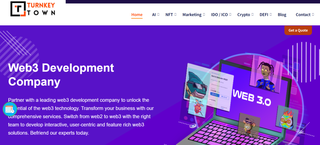 TurnkeyTown Desarrollo Web3 Para Pequeñas Empresas.