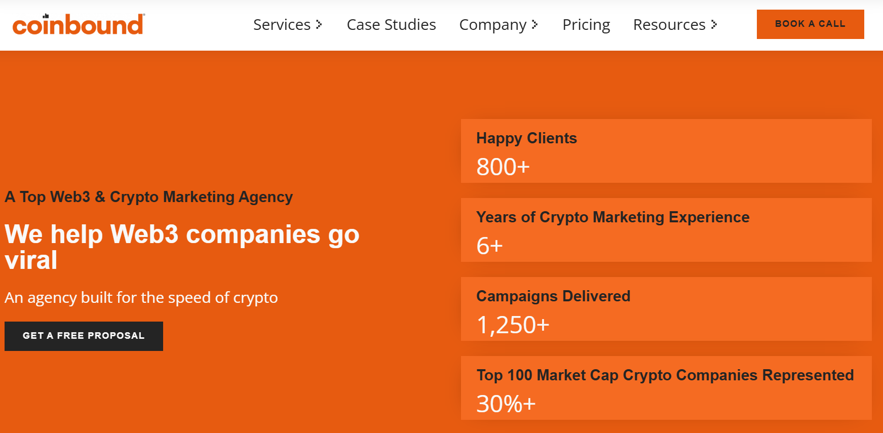 Coinbound Web3 Agencia para pequeñas empresas.