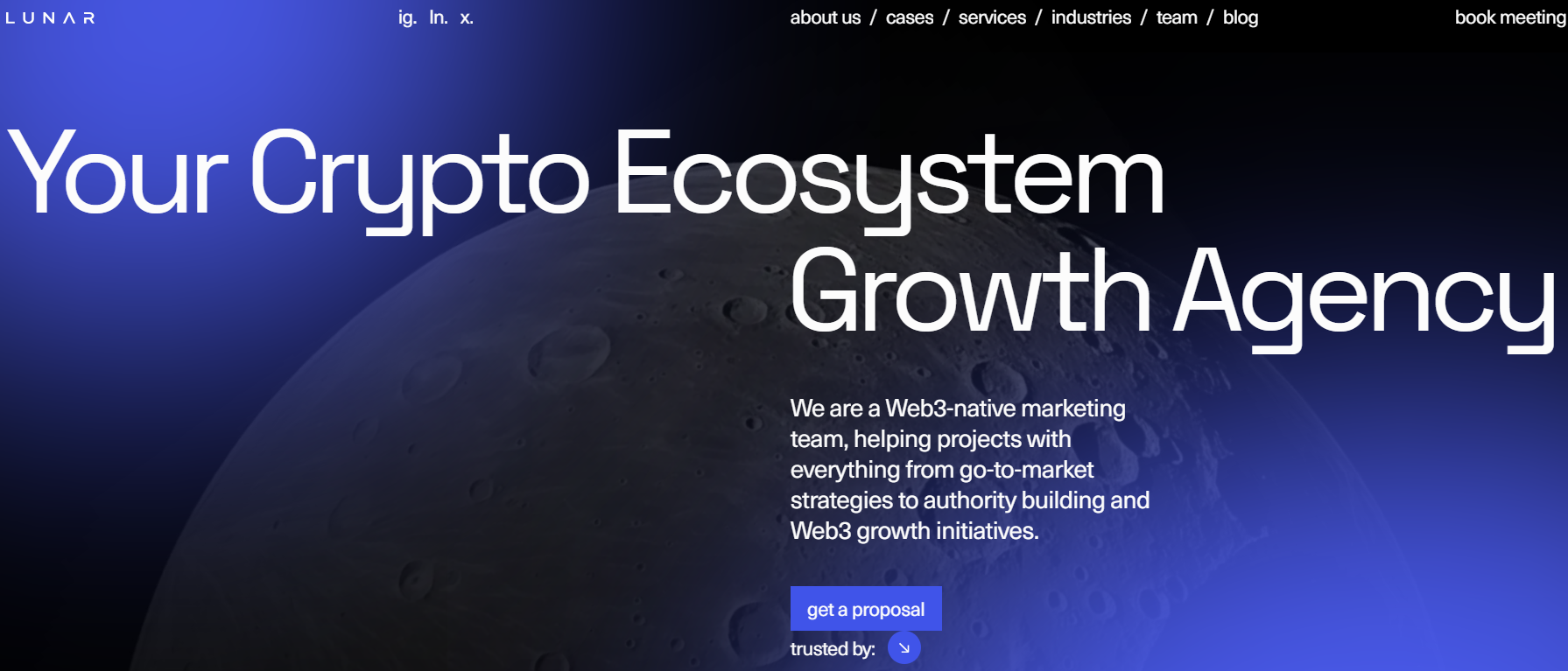 Agencia Lunar de Crecimiento del Cripto Ecosistema.