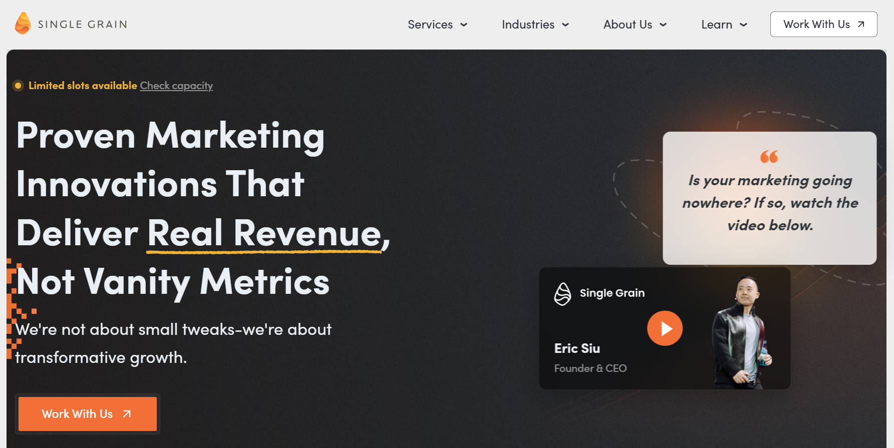 Marketing digital de grão único com foco em criptografia.
