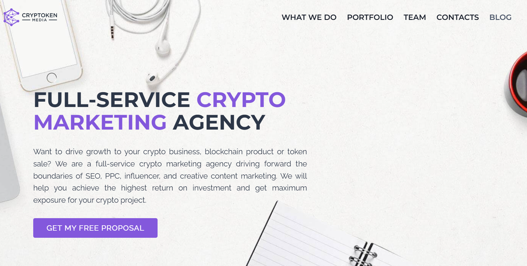 Cryptoken Media Blockchain & iGaming Marketing Agency.
