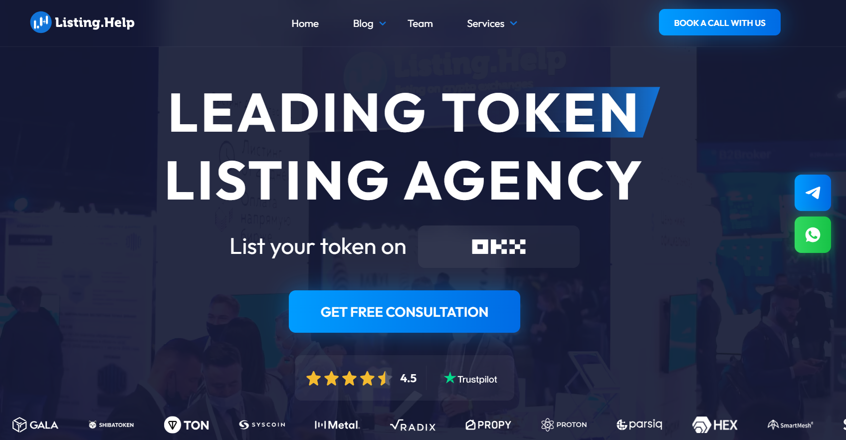 Listing.Help Serviço de Marketing e Listagem de Intercâmbio.
