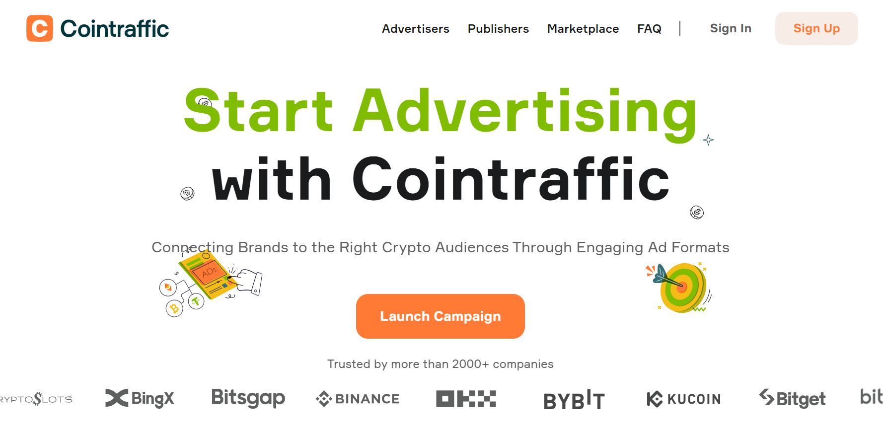Cointraffic Crypto Advertising & Traffic Network.