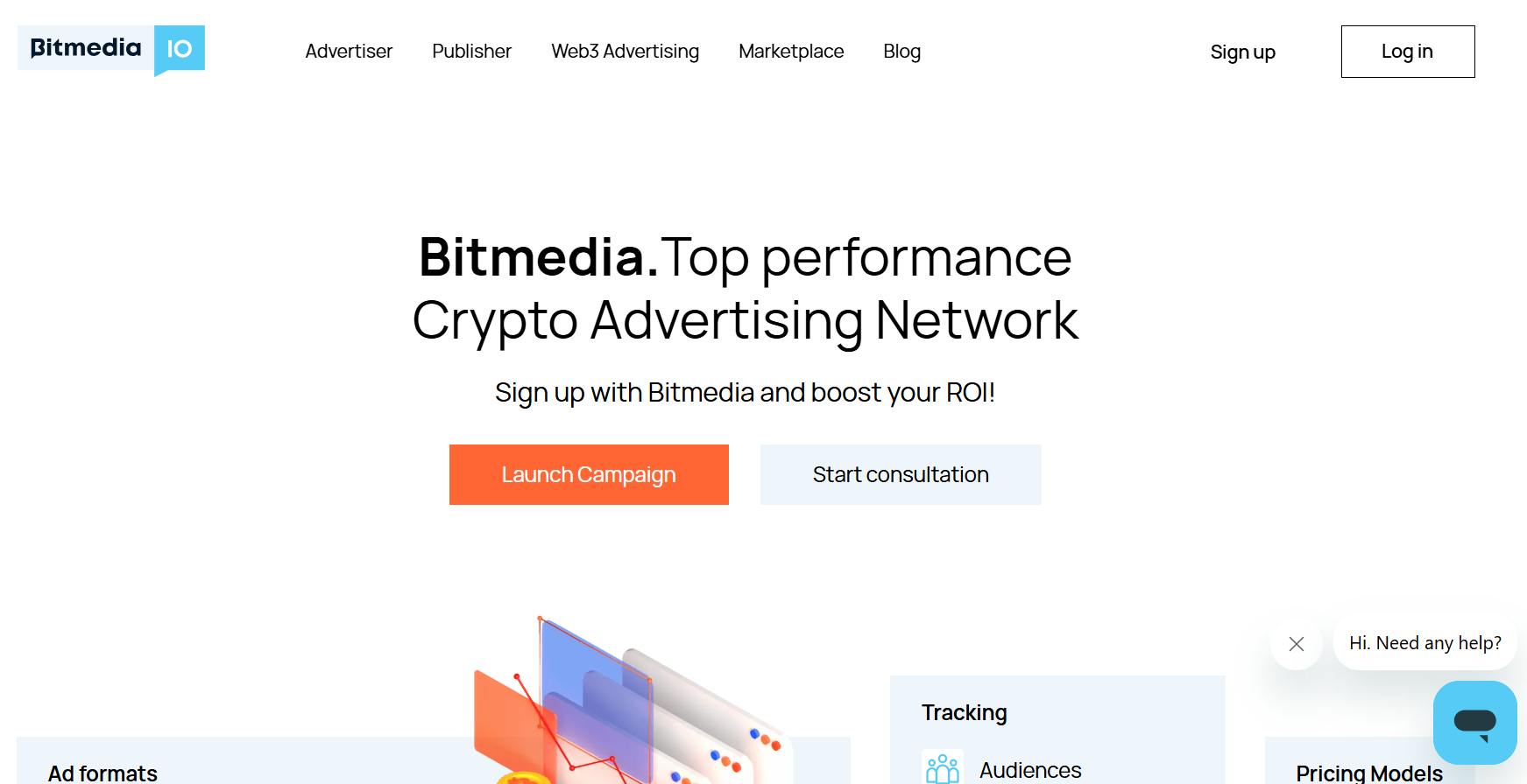 Rede de publicidade Bitmedia Bitcoin.