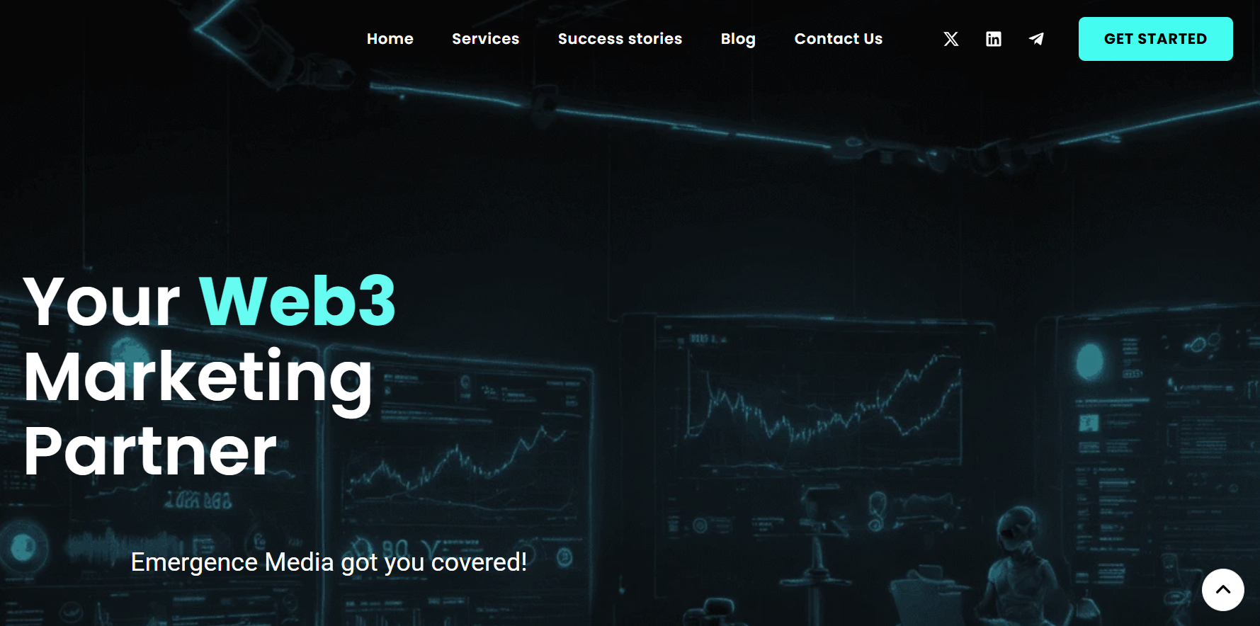 Emergence Media Digital Marketing for Niche Crypto Sectors.