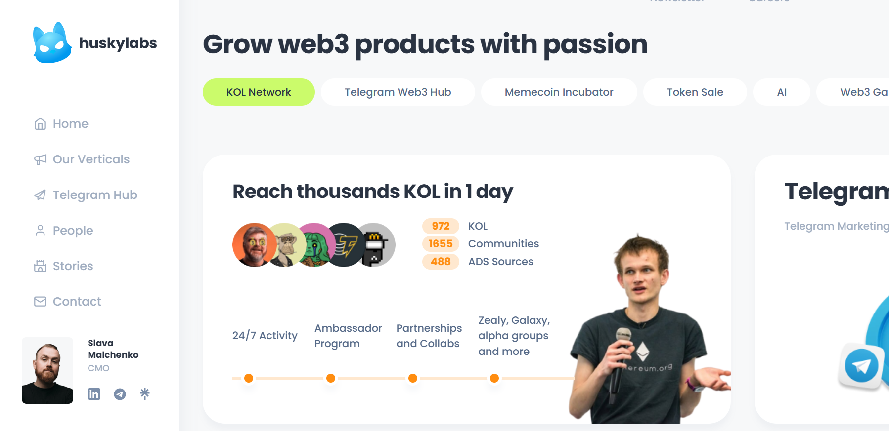 Husky Labs Web3 Marketing & Dev Studio.