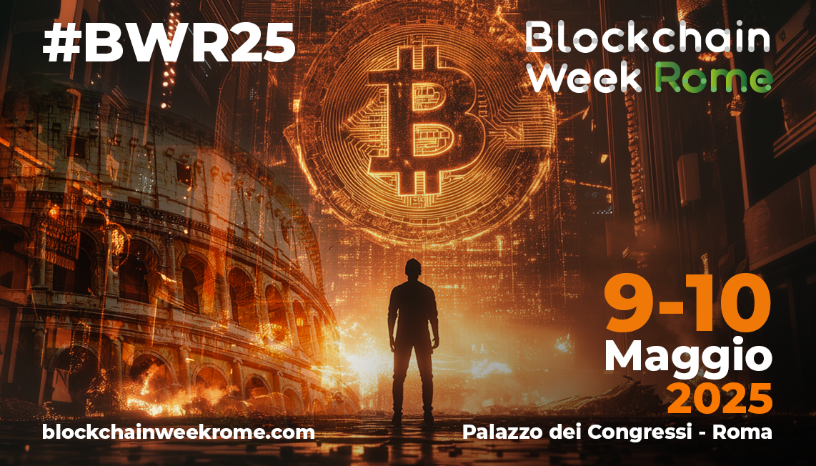 Blockchain Week Rome Free Ticket Crypto Event.