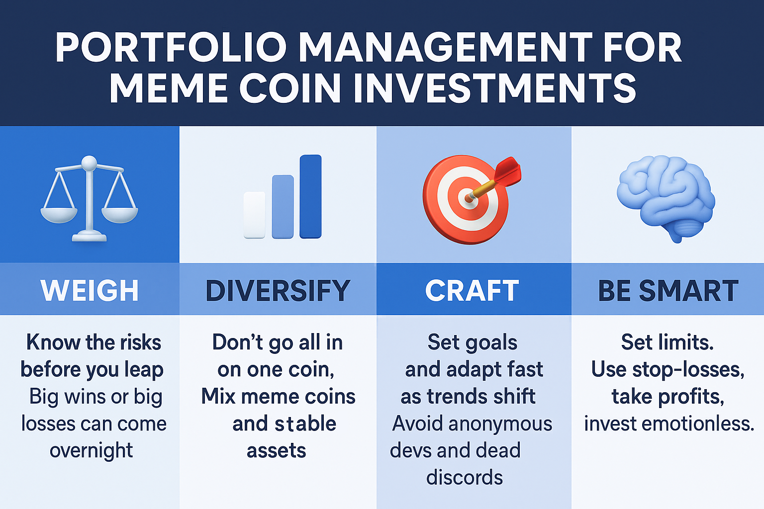 Portfolio Management for New Meme Coin Presale Invstement Chat Sheet