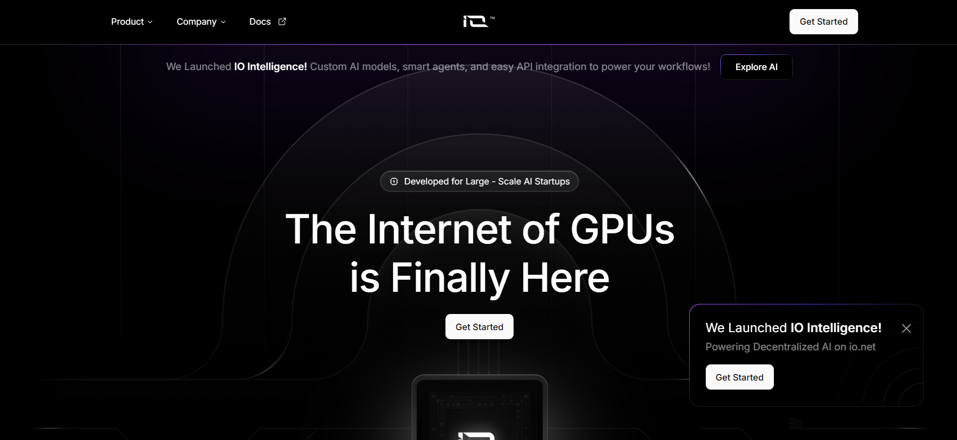 io.net cloud dashboard offering scalable GPU access for machine learning best AI crypto to buy