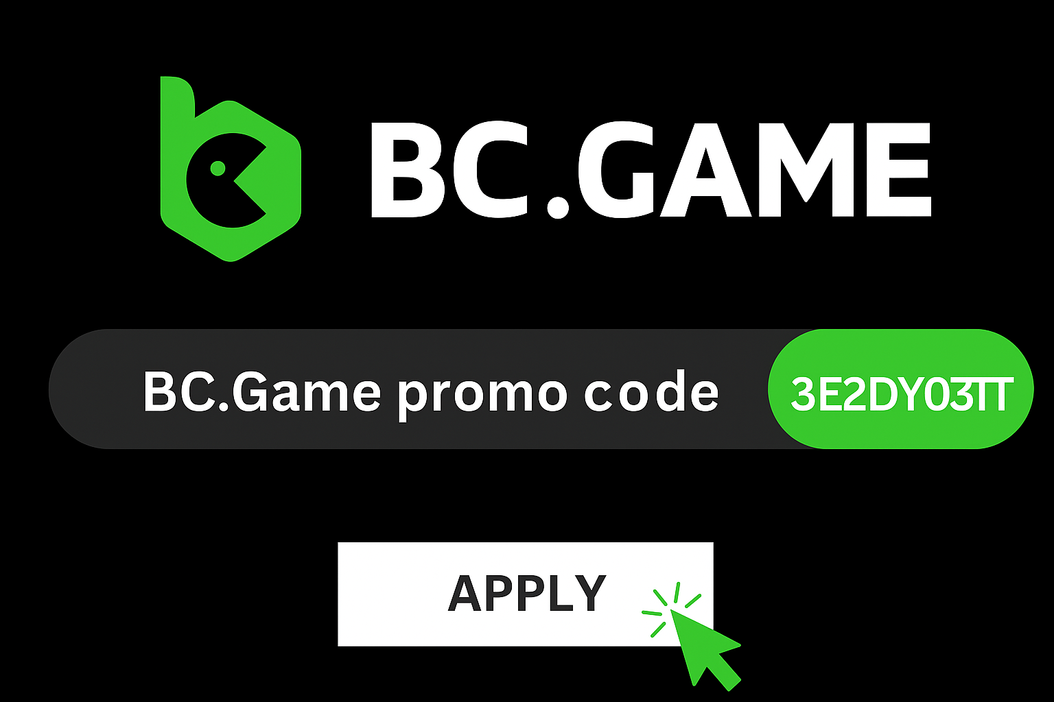 BC Game promo code 3E2DY03TT