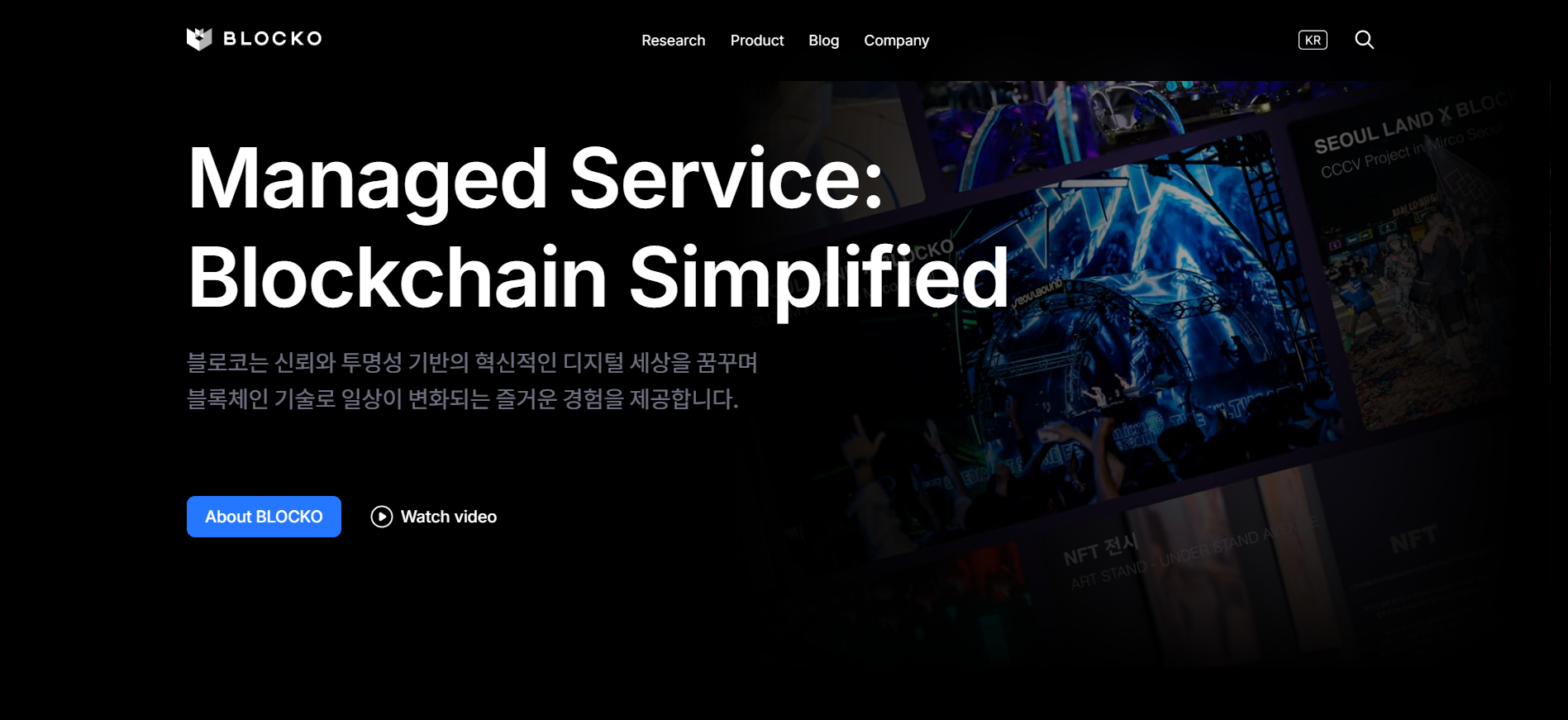 Blocko platform enterprise Web3 solutions best crypto marketing agency in South Korea