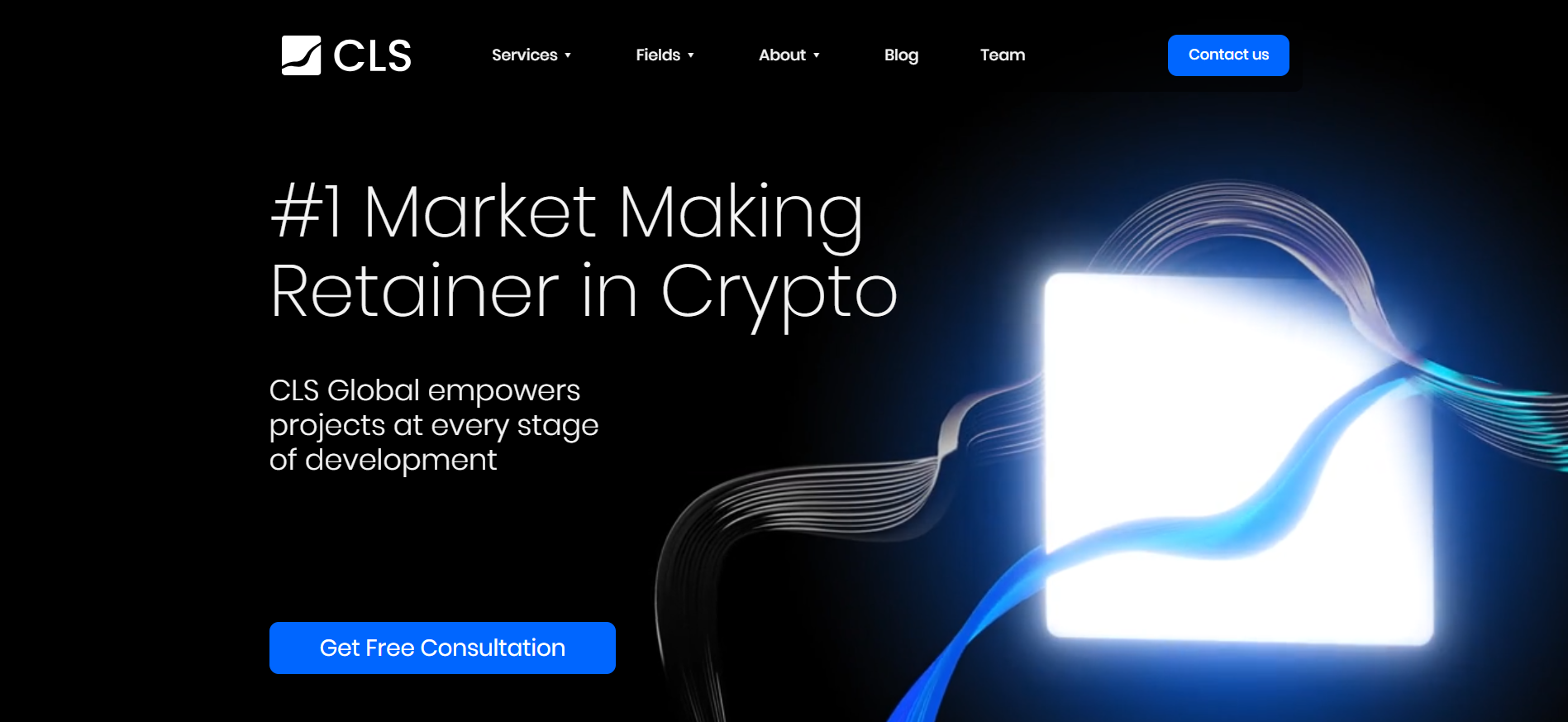 CLS Global institutional crypto services best crypto company in UAE homepage