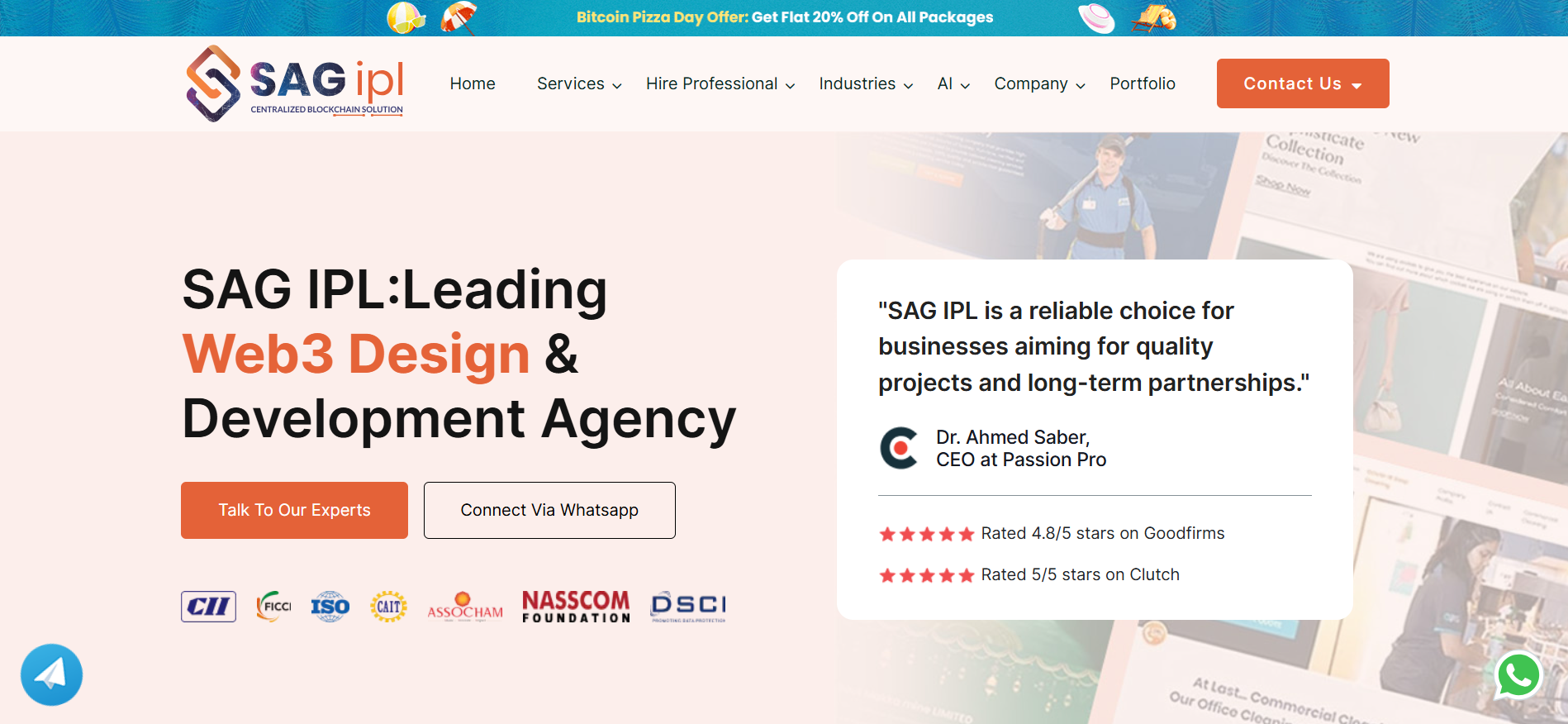 SAG IPL enterprise-grade crypto marketing solutions from established best crypto marketing agency in India with 13+ years experience and ISO certification