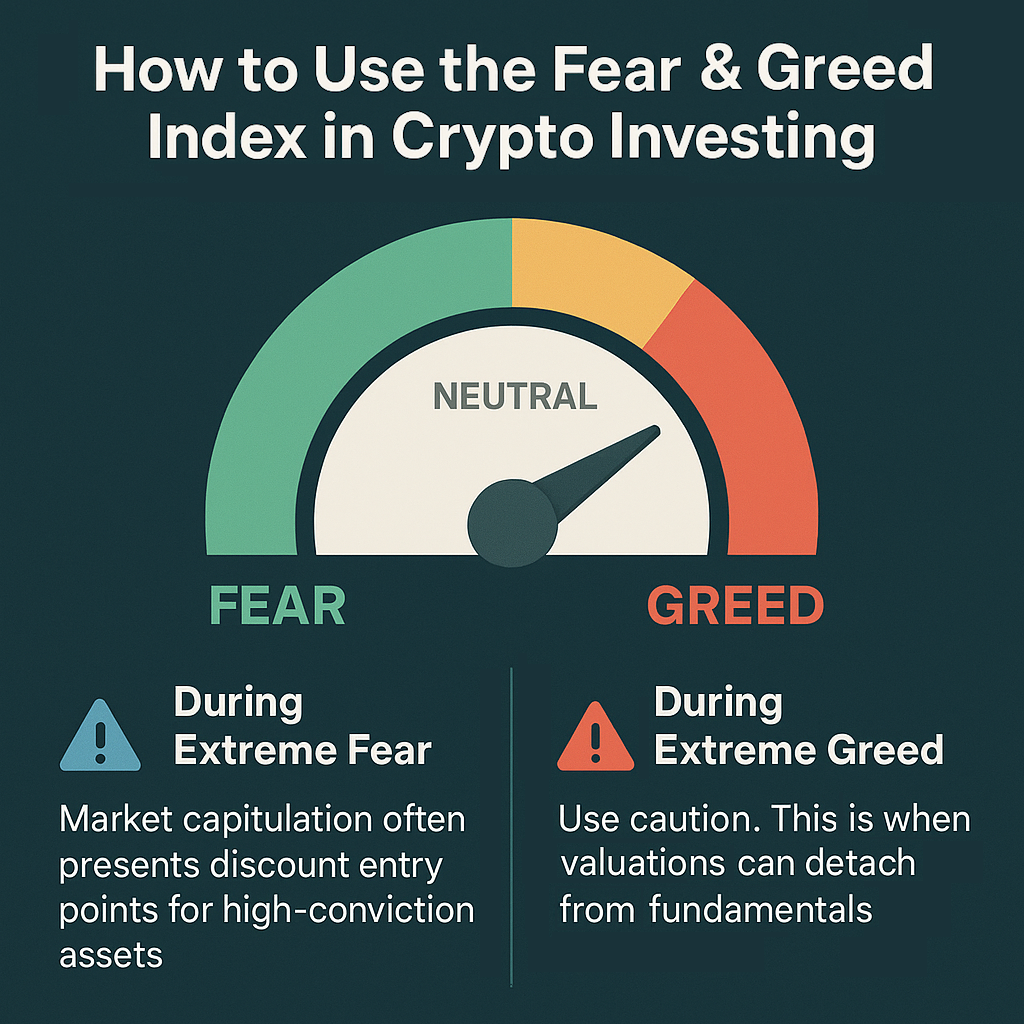 Fear and Greed Index using guide for best long-term crypto investments