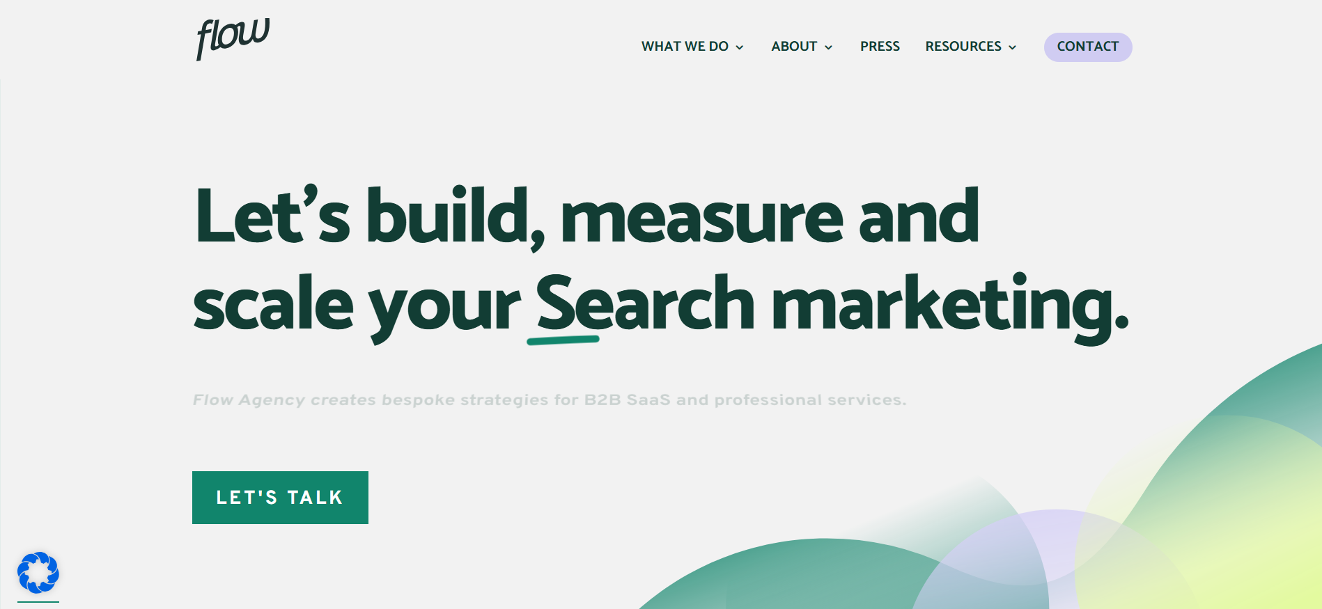 Flow Agency - Boutique SEO consultancy homepage featuring award-winning strategist and Best Generative Engine Optimization Company for AI Visibility expertise