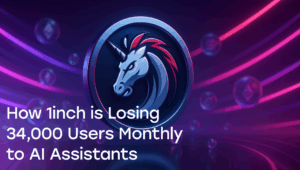 How 1inch is Losing 34,000 Users Monthly to AI Assistants