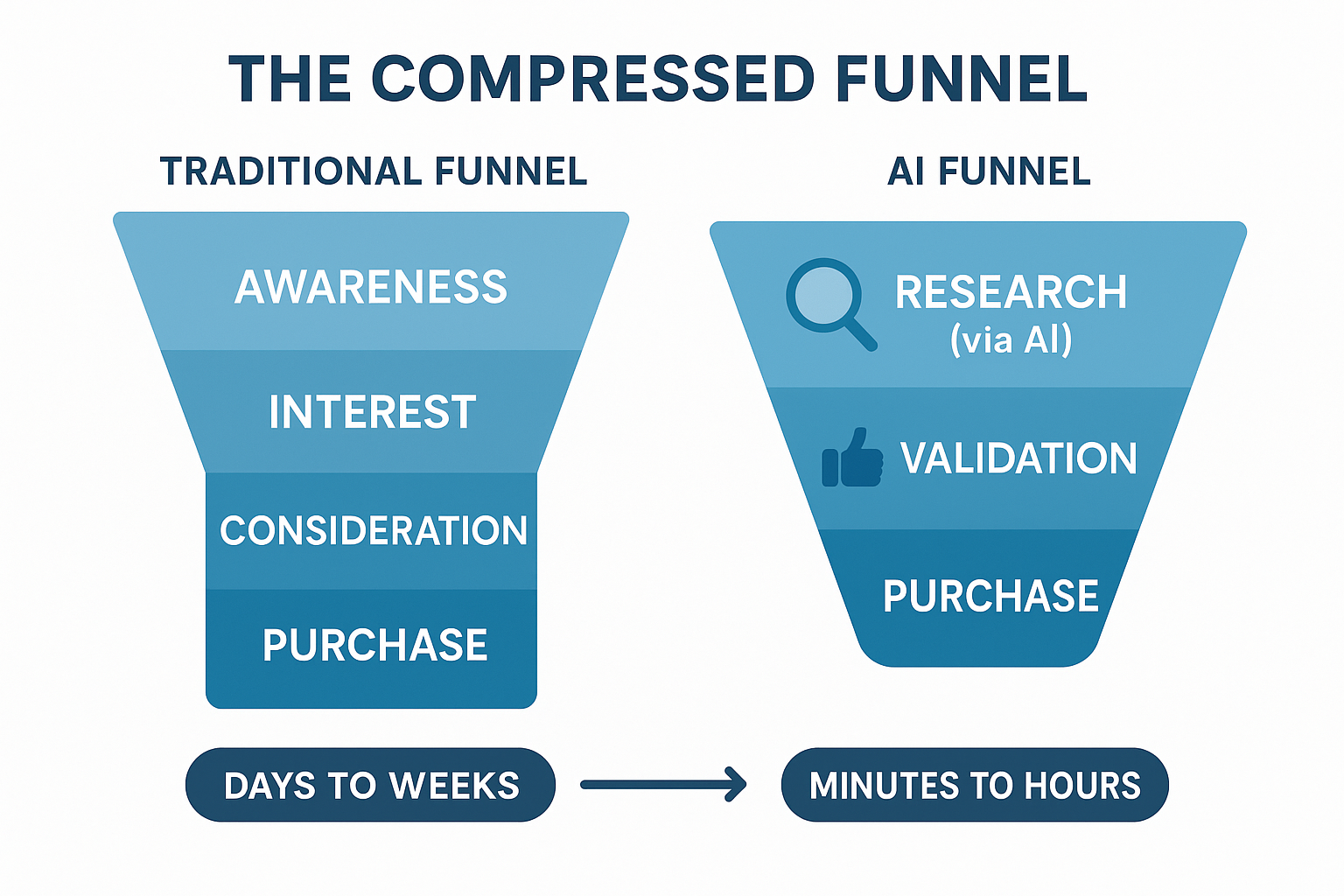 The Compressed Funnel Infographic