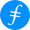 Filecoin logo decentralized storage network best long-term crypto