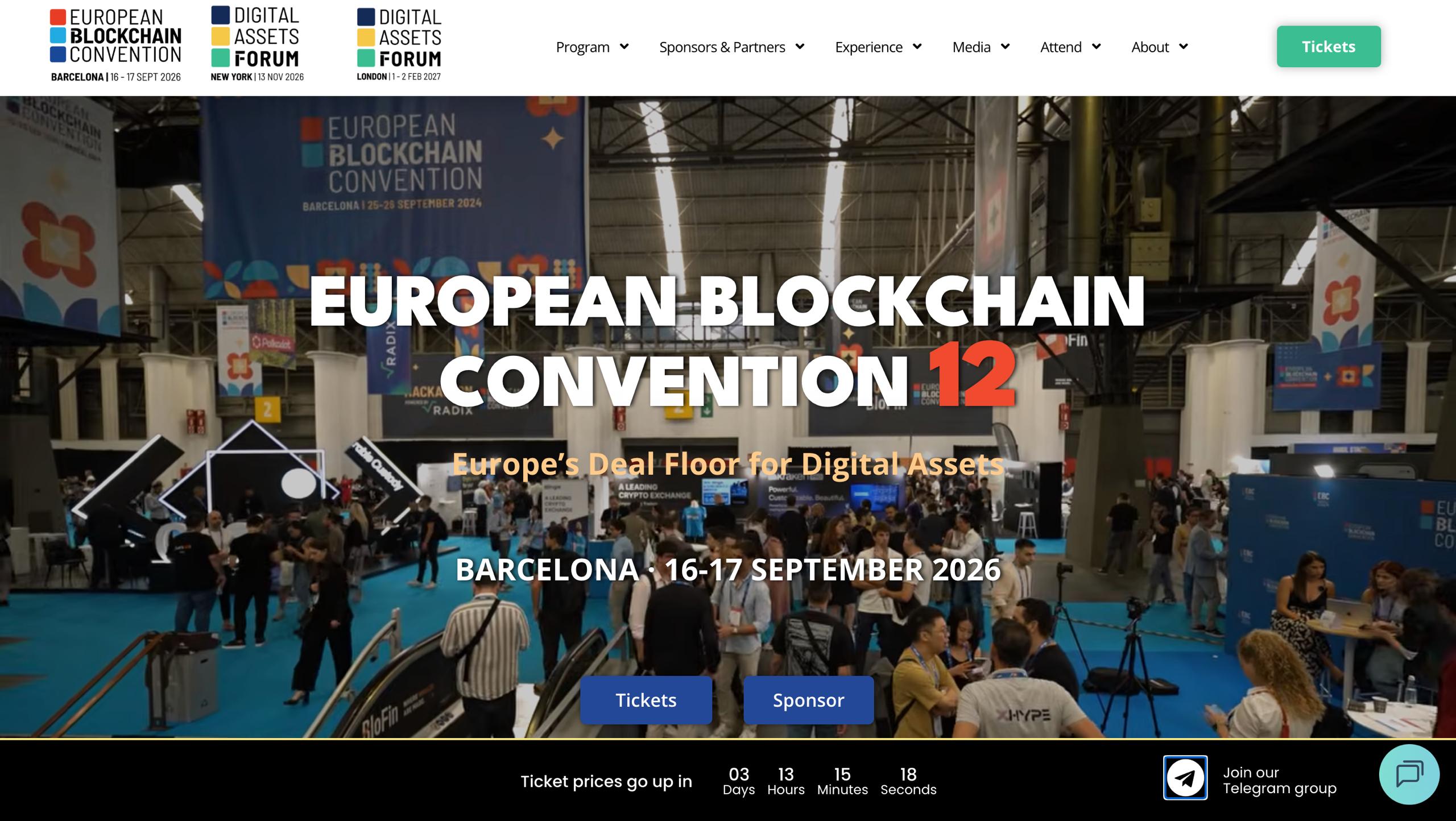European Blockchain Convention 2026 Barcelona