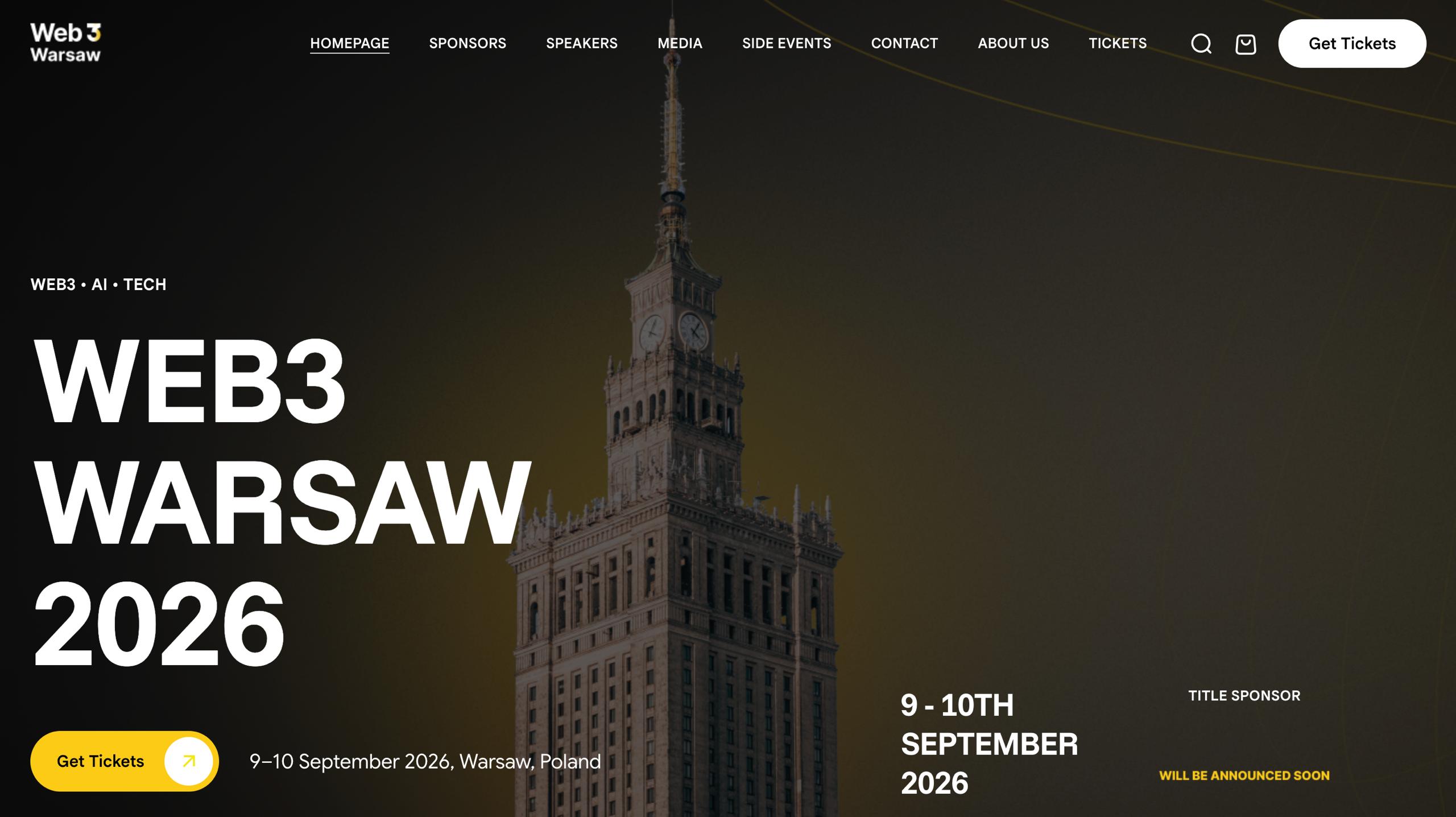 Web3 Warsaw 2026 blockchain conference Poland