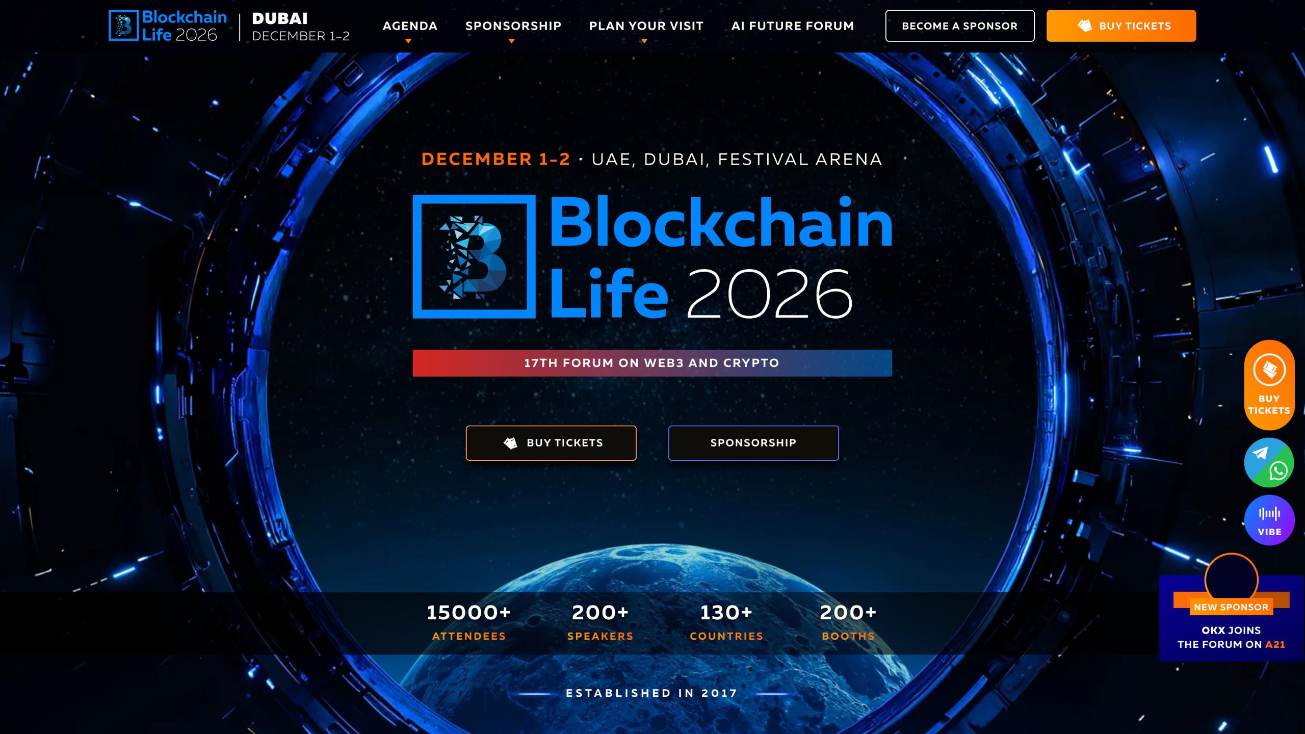 Blockchain Life 2026 Dubai crypto forum