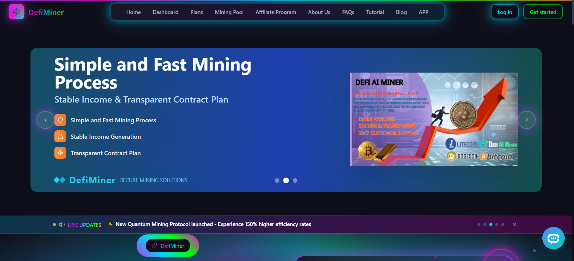 DefiMiner는 2025년 FCA 규정 최고의 클라우드 마이닝 플랫폼으로 영국 클라우드 마이닝 플랫폼 1위를 차지했습니다.