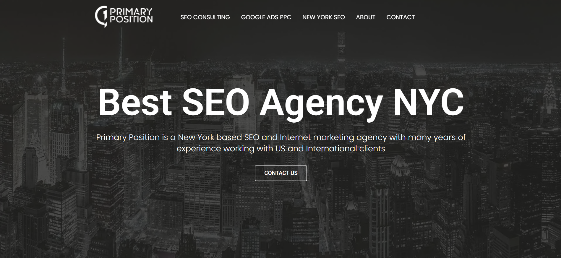 Site web de première position présentant les services de référencement technologique B2B basés à Manhattan et les stratégies d'optimisation avancées de la société de référencement de New York.