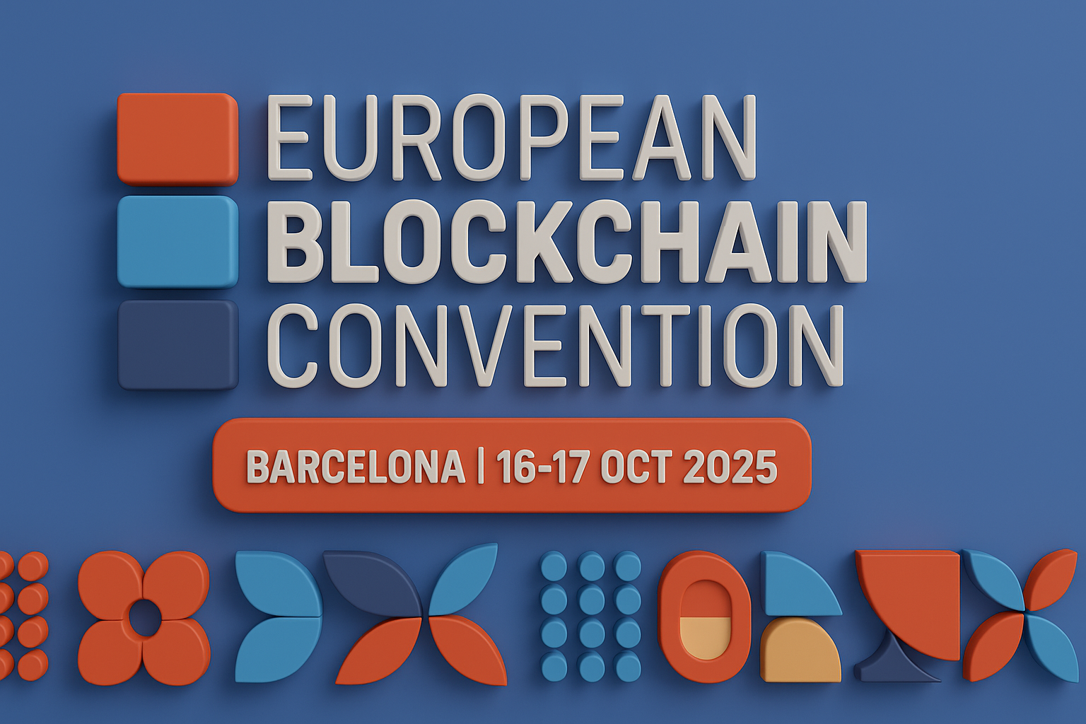 European Blockchain Convention 11 (EBC11) official banner – Barcelona, October 16–17, 2025, Europe’s largest blockchain and crypto conference.