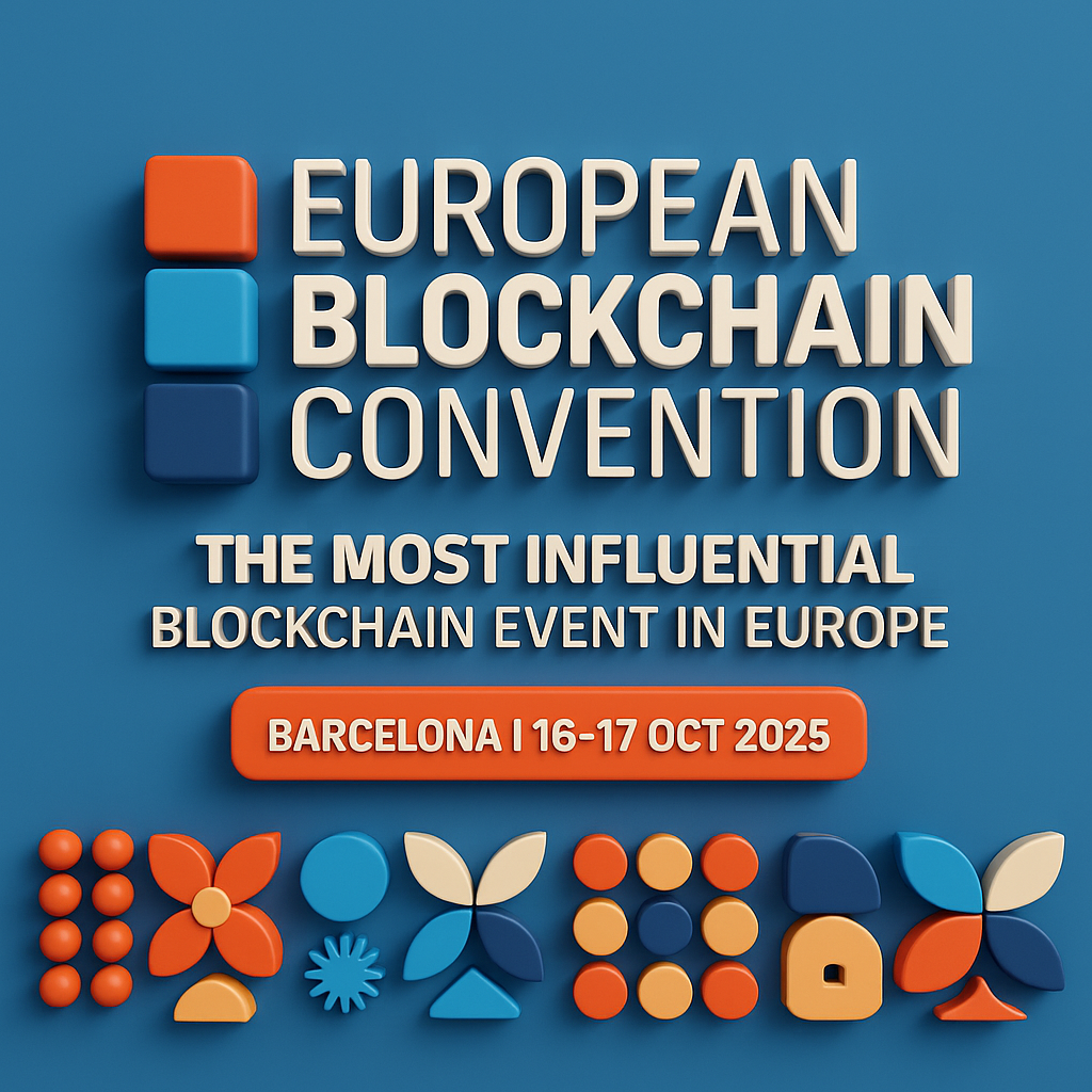 European Blockchain Convention 2025 in Barcelona – the most influential blockchain event in Europe on October 16–17, 2025.