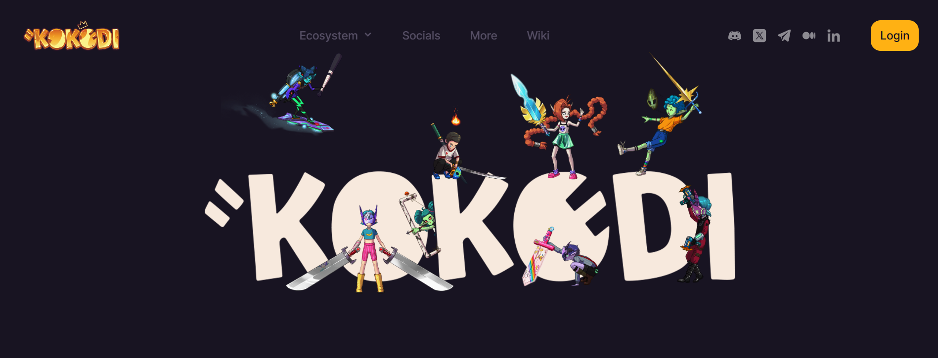 Kokodi game interface showing third-person combat mechanics and NFT integration for November 2025 crypto presale investment.