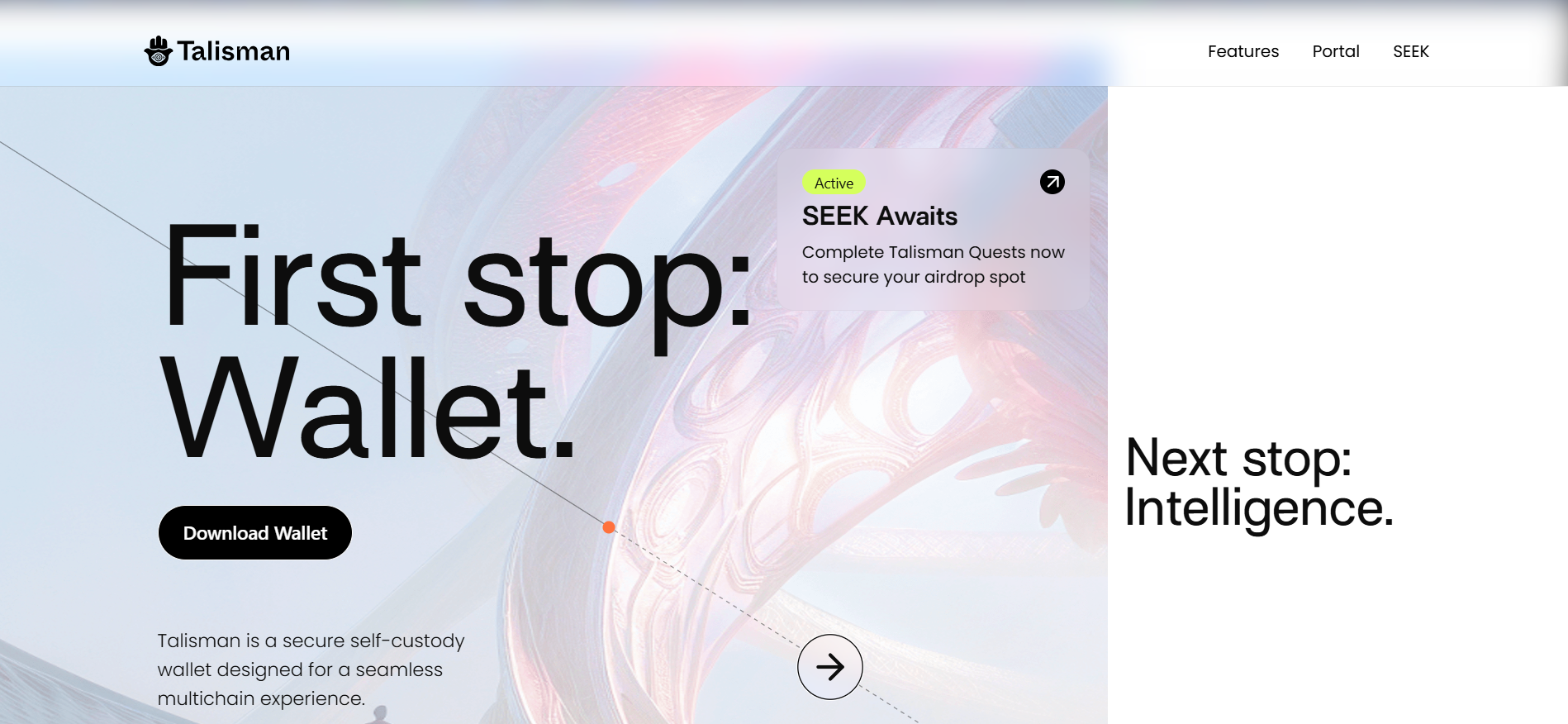 Talisman wallet interface featuring AI-driven yield automation across Ethereum, Solana, and Polkadot for best crypto presales November 2025.
