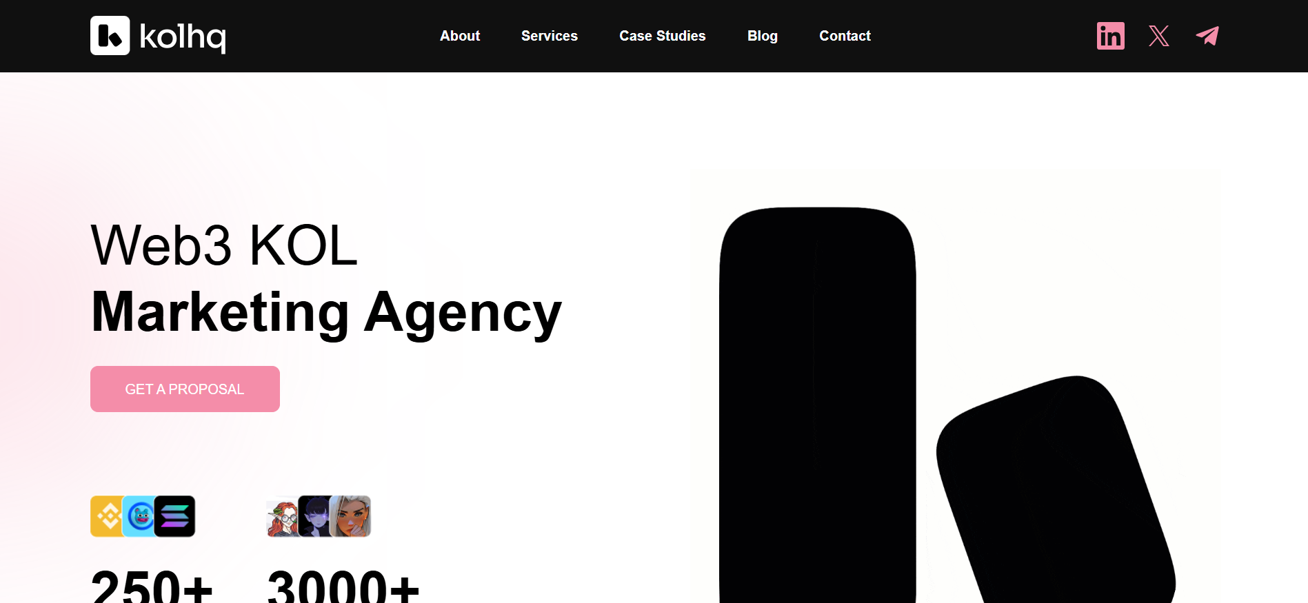 kolhq Página inicial da plataforma de marketing de influenciadores Web3 com base de dados KOL verificada para marcas de criptografia e campanhas de projetos de blockchain.