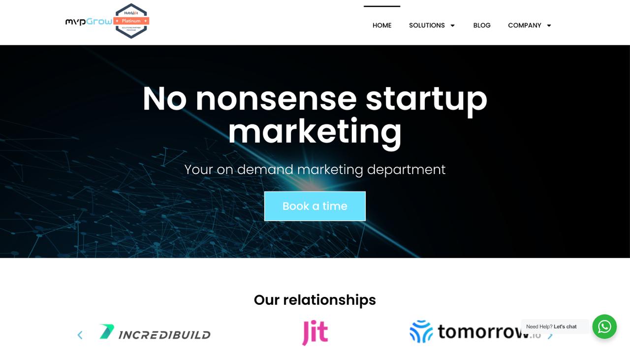 MVP Grow 初创企业营销机构提供按需增长解决方案和以结果为导向的数字战略。