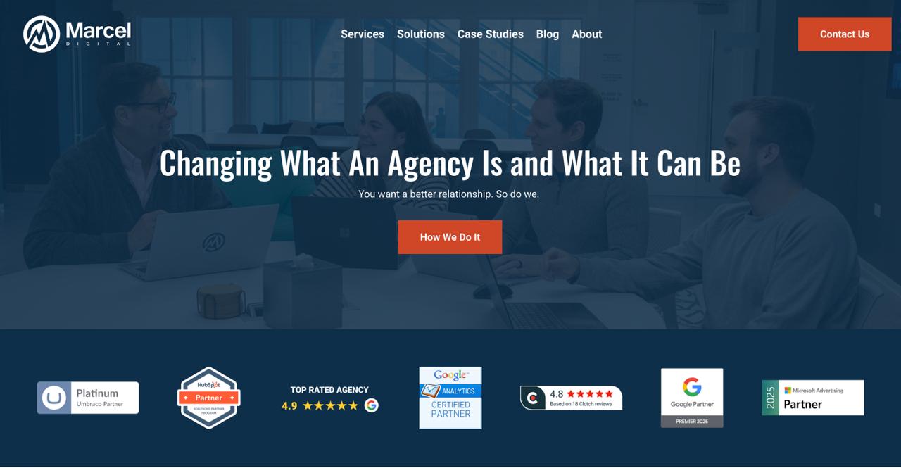 Marcel Digital 是一家以业绩为导向的搜索引擎优化和分析机构,为企业提供战略性数字解决方案。