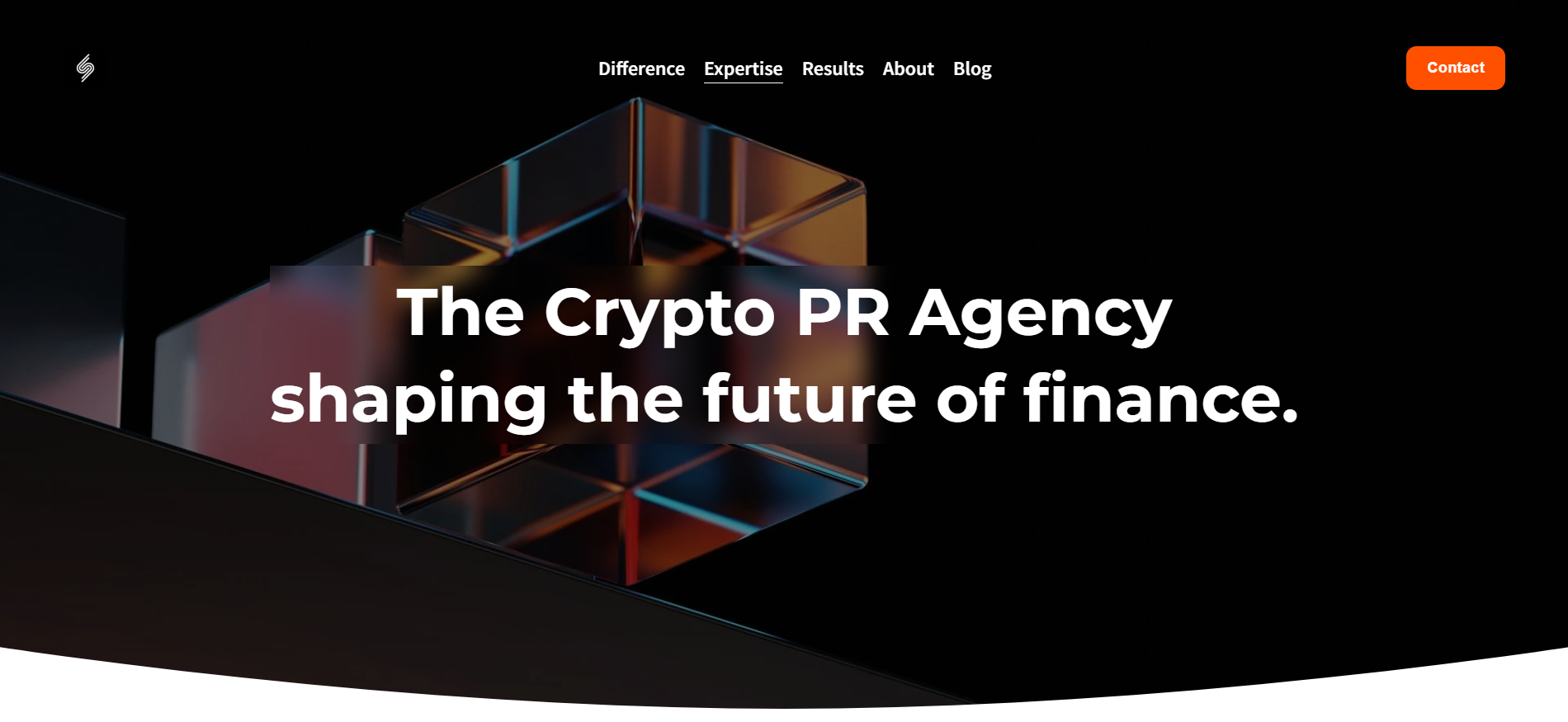 Salient PR website featuring Web3 crisis response and regulatory reputation management solutions.