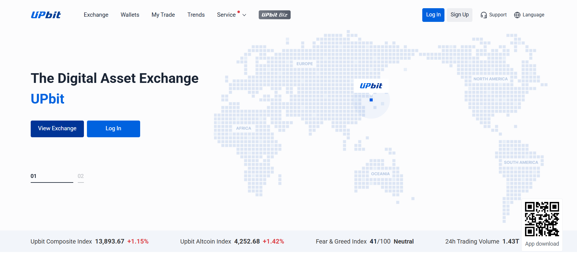 Piattaforma di trading coreana di Upbit con coppie di mercato in KRW - il miglior exchange di criptovalute per i trader sudcoreani.
