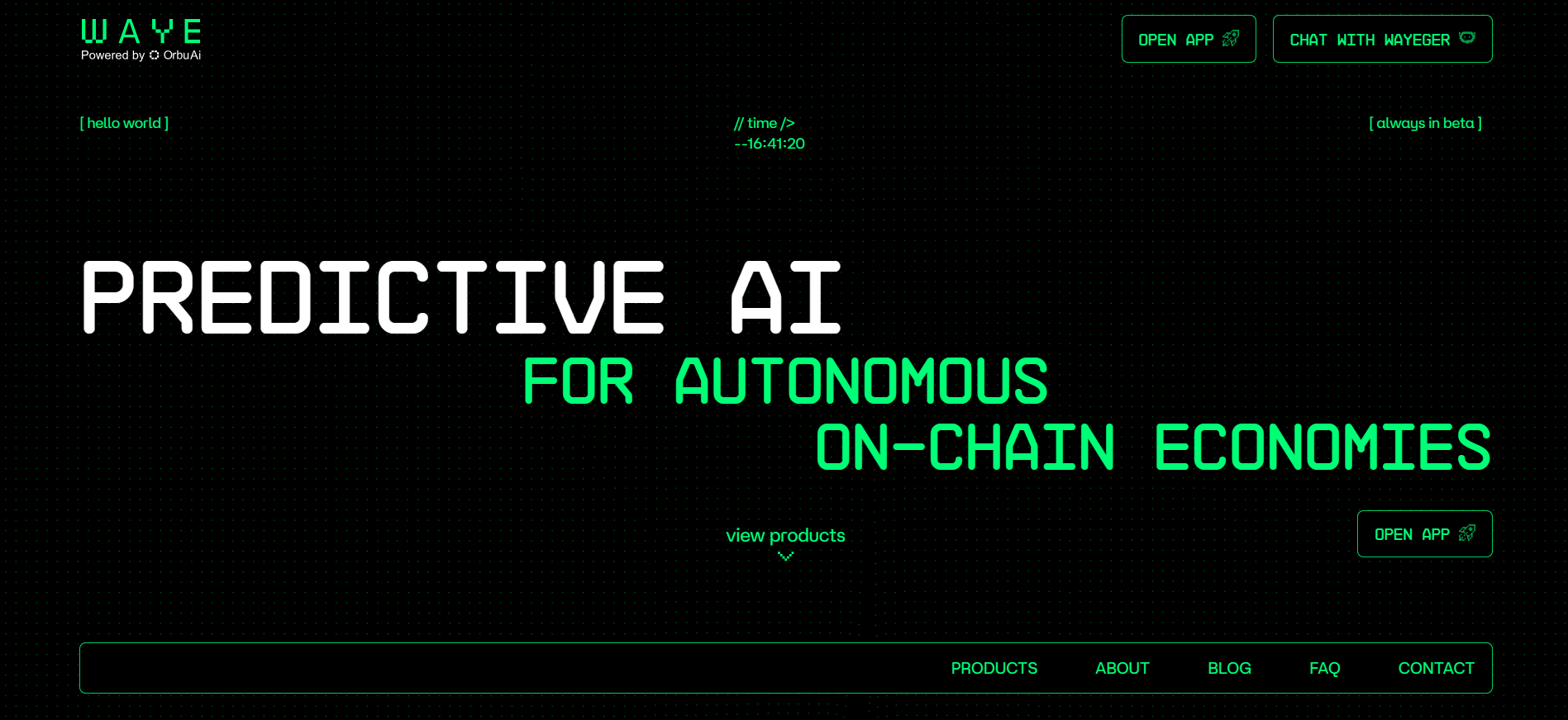 WAYE.ai sitio web con agentes autónomos de IA para juegos y predicciones mejores cripto preventas para invertir diciembre 2025