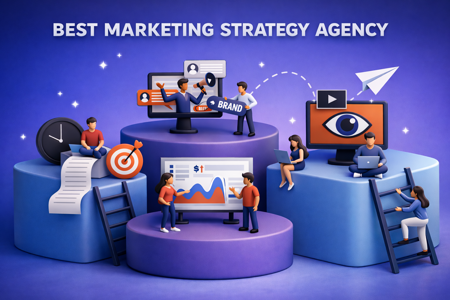 Best marketing strategy agency for crypto projects featuring brand development analytics and digital growth services for Web3 startups.