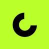 Coinband logo — black C-shaped icon on lime green background.