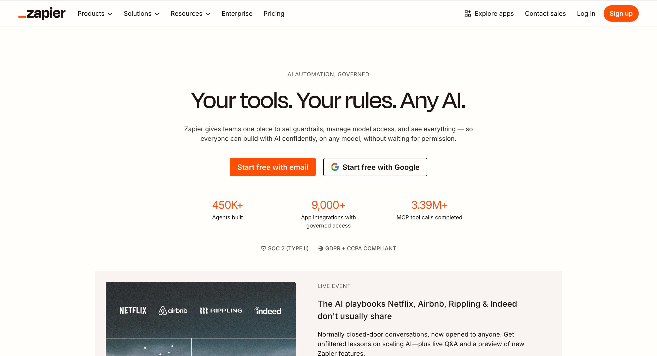 Zapier no-code workflow automation builder with AI Copilot for connecting marketing tools and eliminating manual data transfer