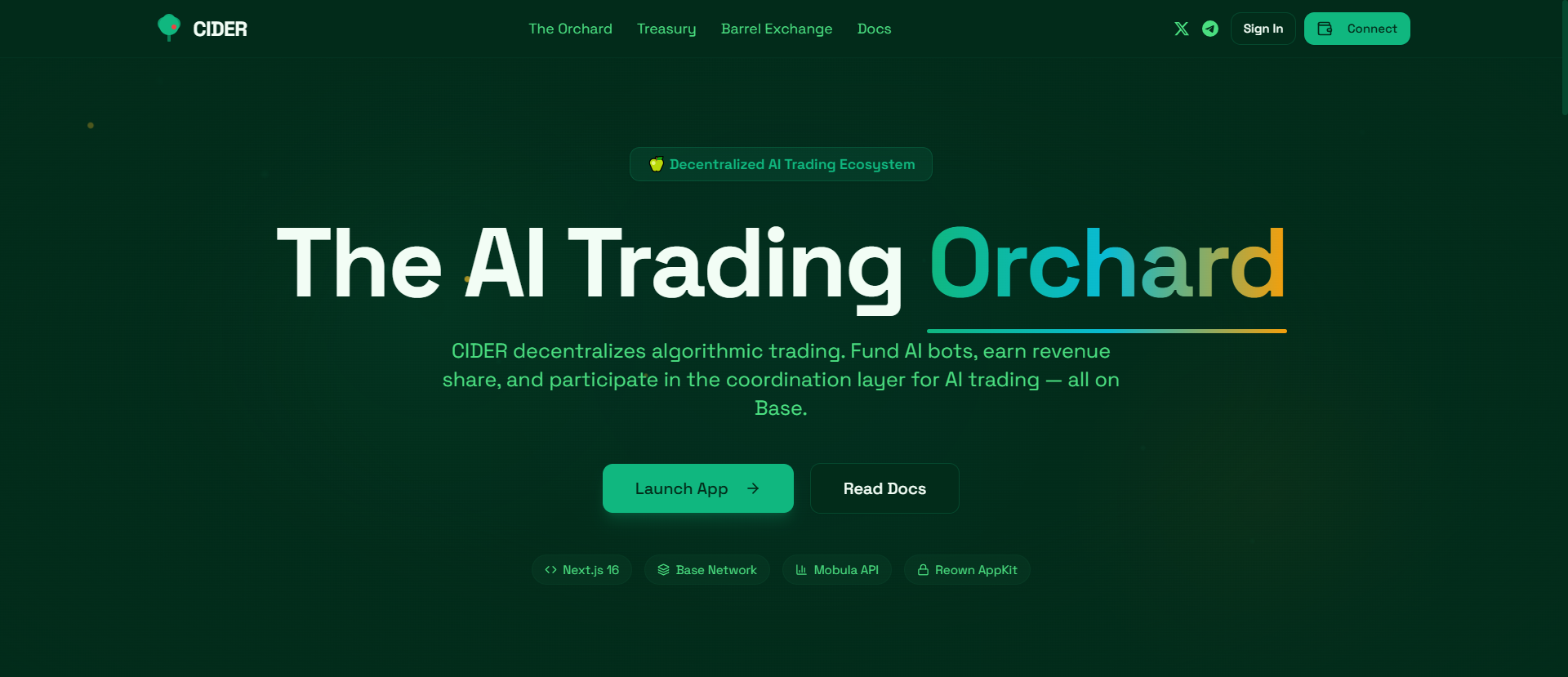 بستان تداول CIDER اللامركزي للذكاء الاصطناعي على Base، أحد أفضل العملات الرقمية المُشفرة التي تم طرحها مُسبقًا في مايو 2026.