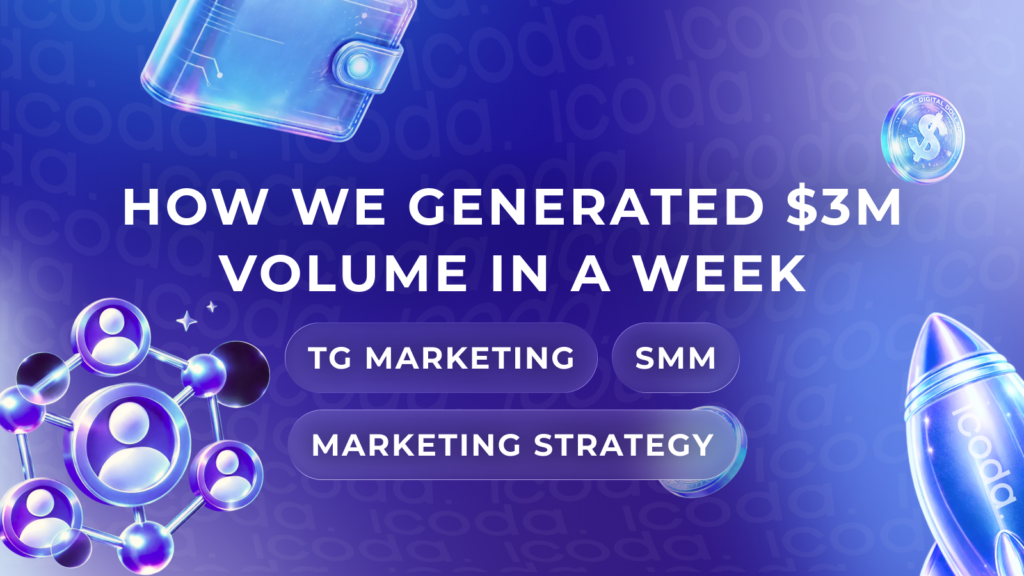 3x acceleration in cards-issued and $3M trading volume across week 1 by the ICODA campaign for Tippo.