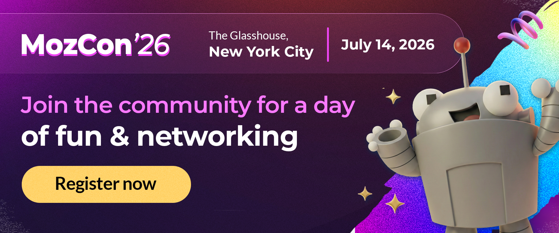  Рекламный баннер MozCon