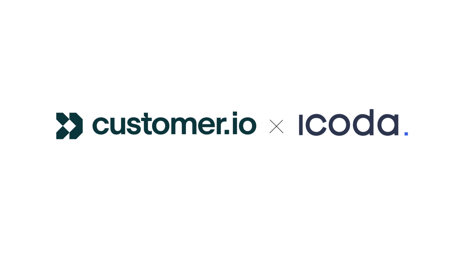 Обложка объявления о партнерстве Customer.io x ICODA